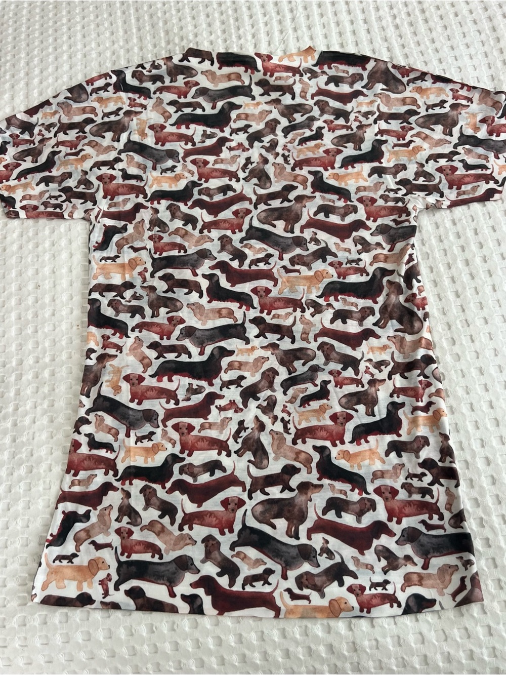 American Apparel Dachshund Print Tee